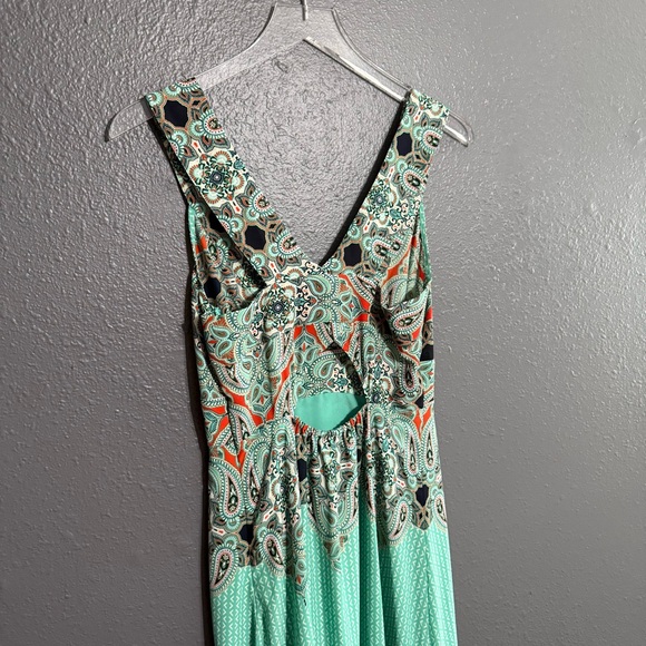 Anthropologie Maeve Canyon Creek Mint Midi Dress Size 4 - Picture 7 of 8